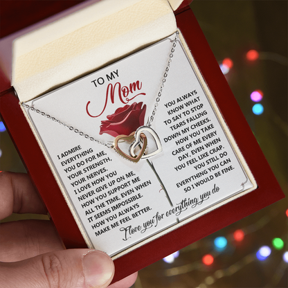 To My Mom - Everything You Do - Honest and Heartfelt Necklace Gift of Gratitude - Mallard Moon Gift Shop