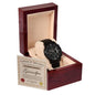 Certificate of Appreciation for the World's Greatest Grandpa Black Chronograph Watch - Mallard Moon Gift Shop
