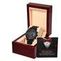 Best Man Wedding Proposal - Do You Want the Job - Black Chronograph Watch - Mallard Moon Gift Shop