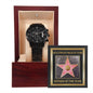 Gift for Dad Hollywood Walk of Fame Father of the Year Black Chronograph Watch - Mallard Moon Gift Shop
