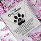 Personalized Pawprint Name Necklace for Dog Mom - Mallard Moon Gift Shop