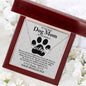 Personalized Pawprint Name Necklace for Dog Mom - Mallard Moon Gift Shop