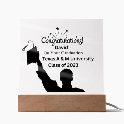 Custom Graduation Acrylic Plaque - Mallard Moon Gift Shop