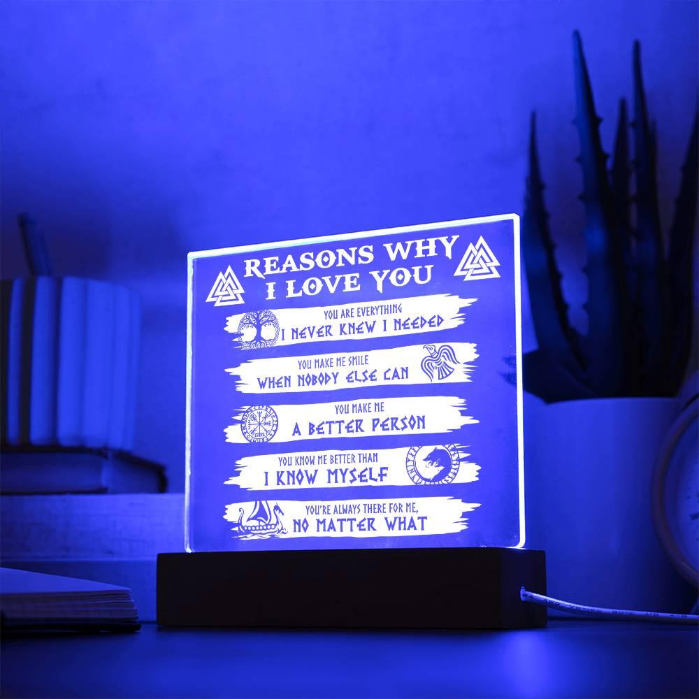 Reasons Why-Everything I Needed-Acryic Acrylic Plaque - Mallard Moon Gift Shop
