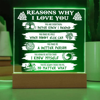 Reasons Why-Everything I Needed-Acryic Acrylic Plaque - Mallard Moon Gift Shop