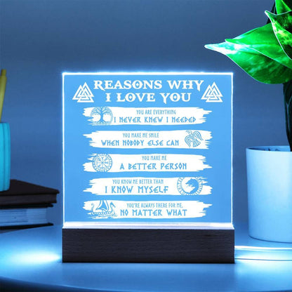 Reasons Why-Everything I Needed-Acryic Acrylic Plaque - Mallard Moon Gift Shop