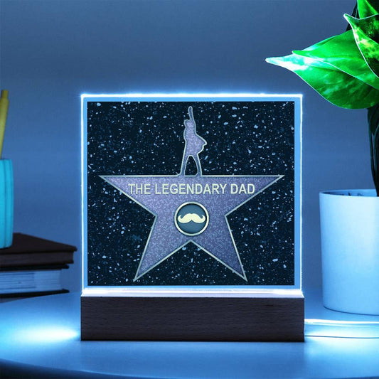 Dad Gift - The Legendary Superhero Acrylic Plaque - Mallard Moon Gift Shop