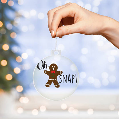 Gingerbread Acrylic Keepsake Ornament