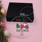 Personalized My 1st Christmas Acrylic Ornament with Name and Year – Santa Tractor Baby's First Christmas Keepsake Gift