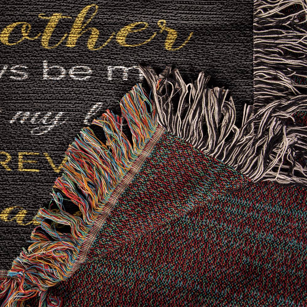 To My Granddaughter My Love Will Follow You Personalized Heirloom Woven Blanket - Mallard Moon Gift Shop