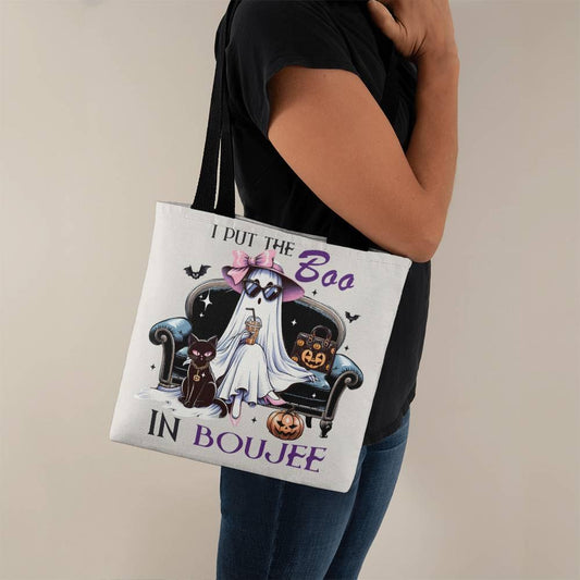 Halloween Tote Bag - I Put the Boo in the Boujee - Mallard Moon Gift Shop