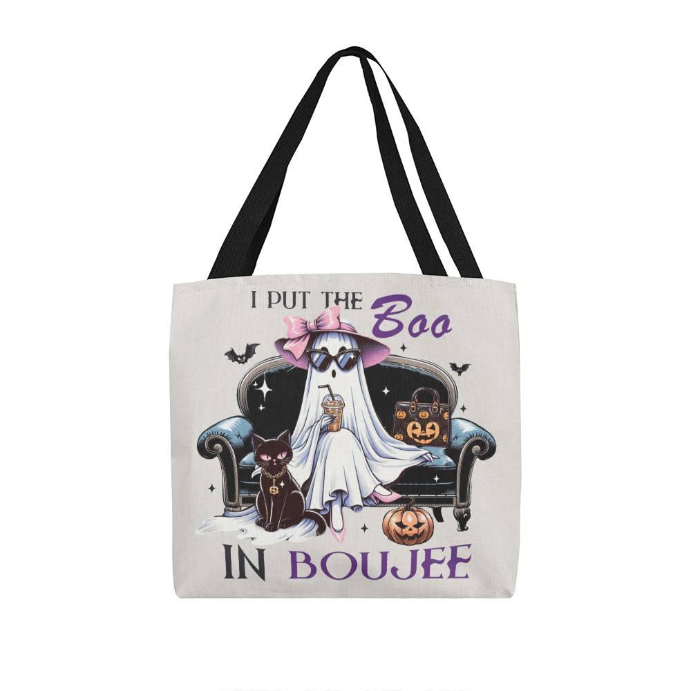 Halloween Tote Bag - I Put the Boo in the Boujee - Mallard Moon Gift Shop