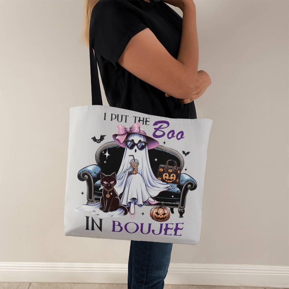 Halloween Tote Bag - I Put the Boo in the Boujee - Mallard Moon Gift Shop