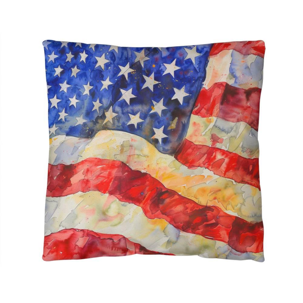 Old Glory American Flag Patriotic Indoor-Outdoor Home Decor Pillow - Mallard Moon Gift Shop