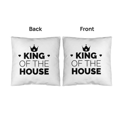 Dad King of the House Indoor Outdoor Pillow - Mallard Moon Gift Shop