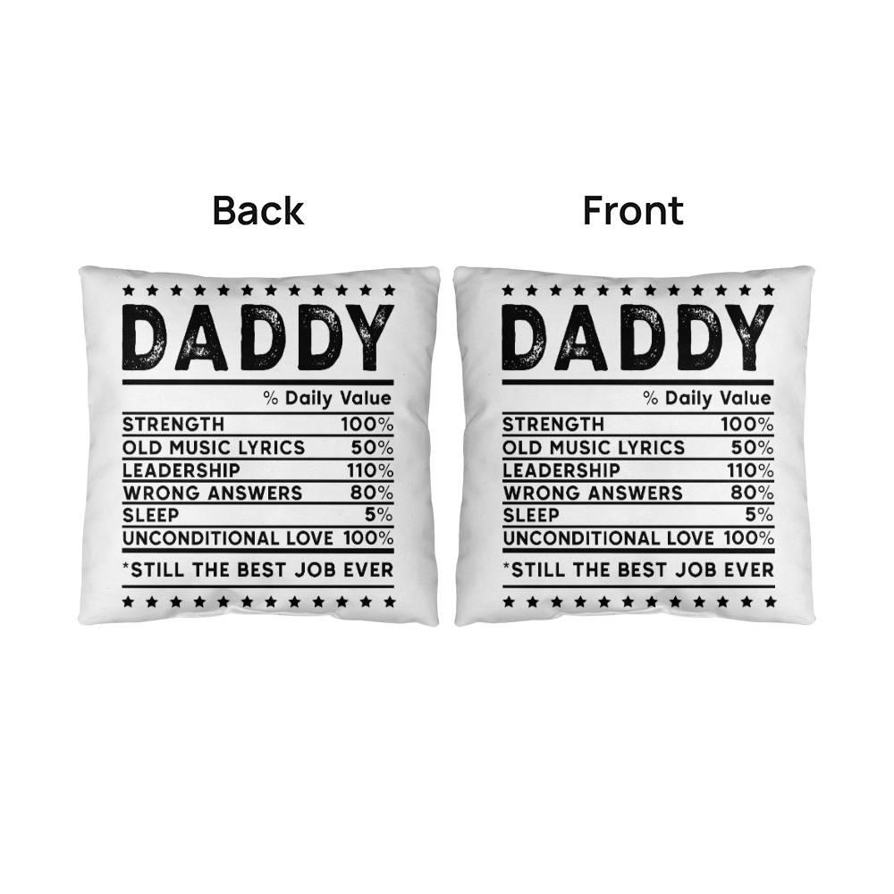 Daddy Recipe Comfy Indoor-Outdoor Pillow - Mallard Moon Gift Shop