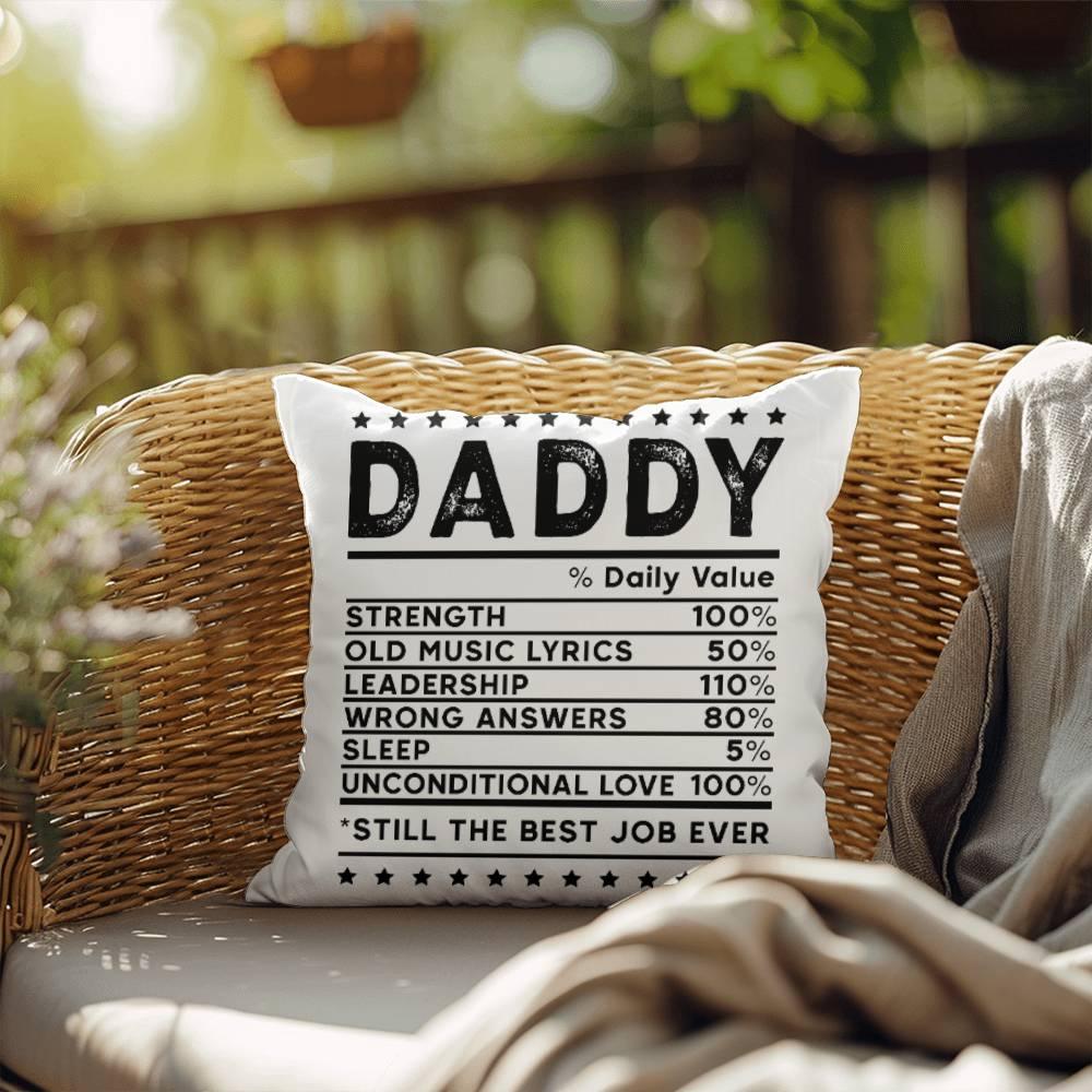 Daddy Recipe Comfy Indoor-Outdoor Pillow - Mallard Moon Gift Shop