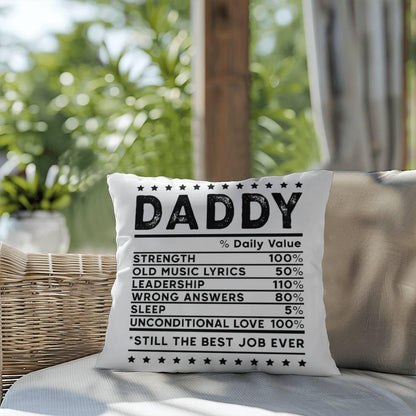 Daddy Recipe Comfy Indoor-Outdoor Pillow - Mallard Moon Gift Shop