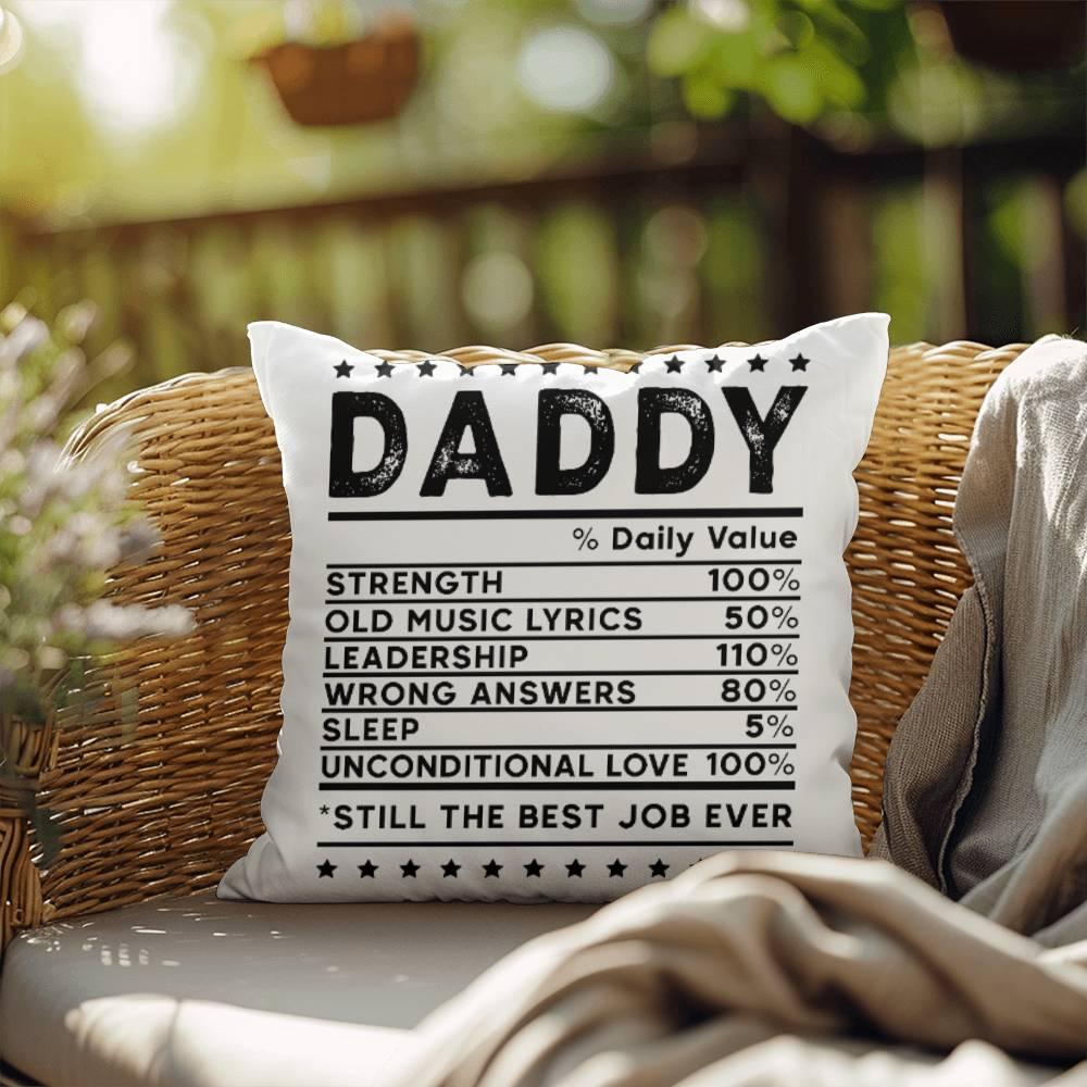 Daddy Recipe Comfy Indoor-Outdoor Pillow - Mallard Moon Gift Shop