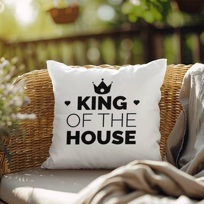 Dad King of the House Indoor Outdoor Pillow - Mallard Moon Gift Shop