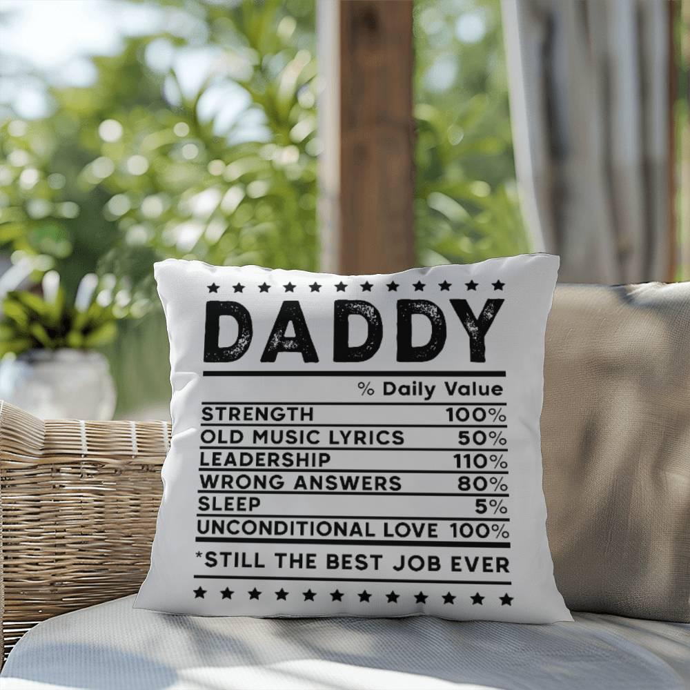 Daddy Recipe Comfy Indoor-Outdoor Pillow - Mallard Moon Gift Shop