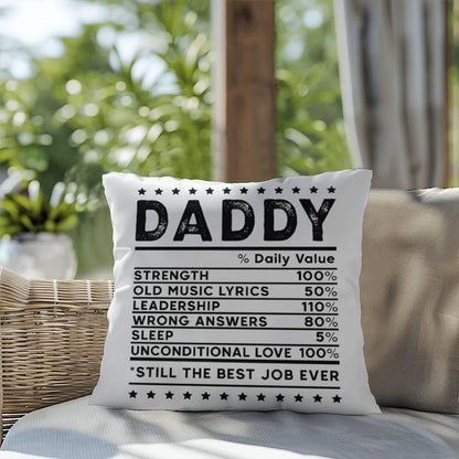 Daddy Recipe Comfy Indoor-Outdoor Pillow - Mallard Moon Gift Shop