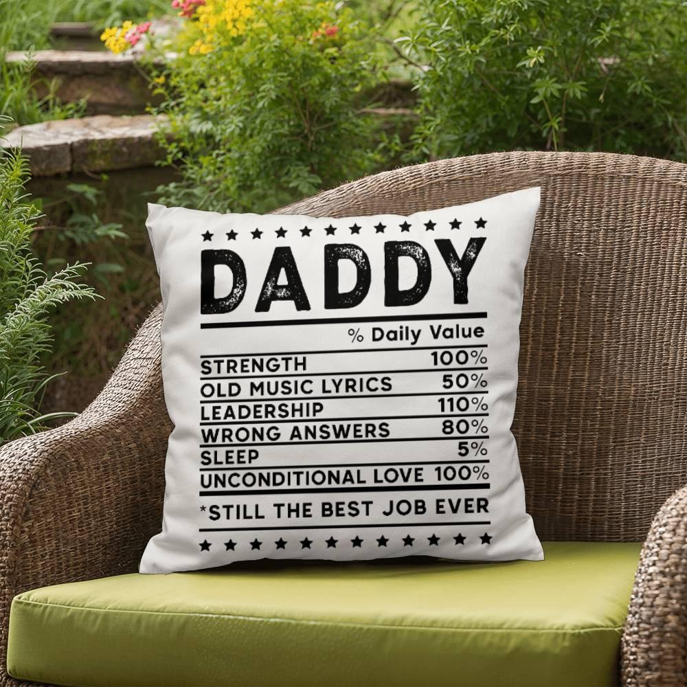 Daddy Recipe Comfy Indoor-Outdoor Pillow - Mallard Moon Gift Shop
