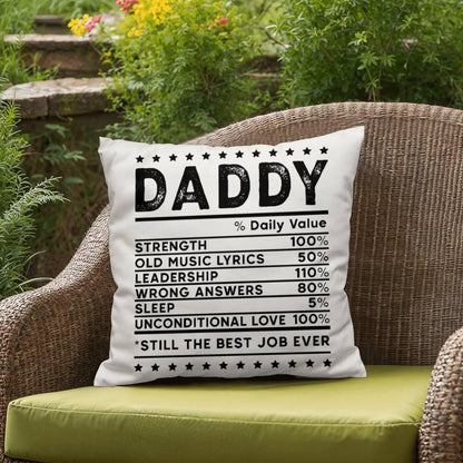 Daddy Recipe Comfy Indoor-Outdoor Pillow - Mallard Moon Gift Shop
