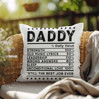 Daddy Recipe Comfy Indoor-Outdoor Pillow - Mallard Moon Gift Shop
