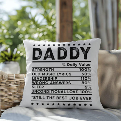Daddy Recipe Comfy Indoor-Outdoor Pillow - Mallard Moon Gift Shop