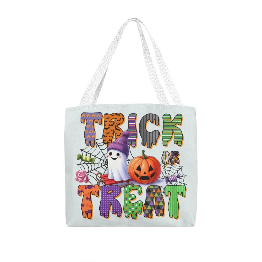 Trick or Treat Halloween Tote Bag for Kids - Mallard Moon Gift Shop