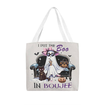Halloween Tote Bag - I Put the Boo in the Boujee - Mallard Moon Gift Shop