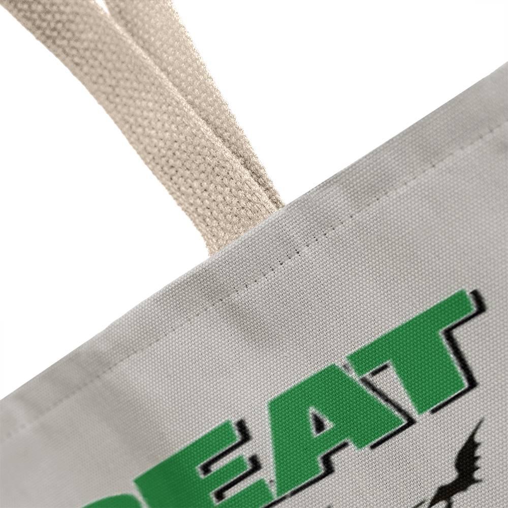 Halloween Dinosaur T-Rex Monster Trick or Treat Tote Bag - Mallard Moon Gift Shop