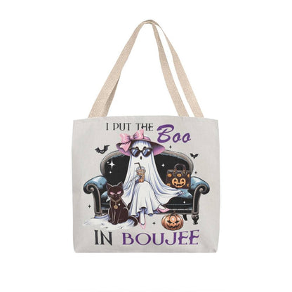 Halloween Tote Bag - I Put the Boo in the Boujee - Mallard Moon Gift Shop
