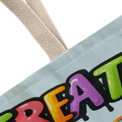 Trick or Treat Candy Monster Halloween Tote Bag - Mallard Moon Gift Shop