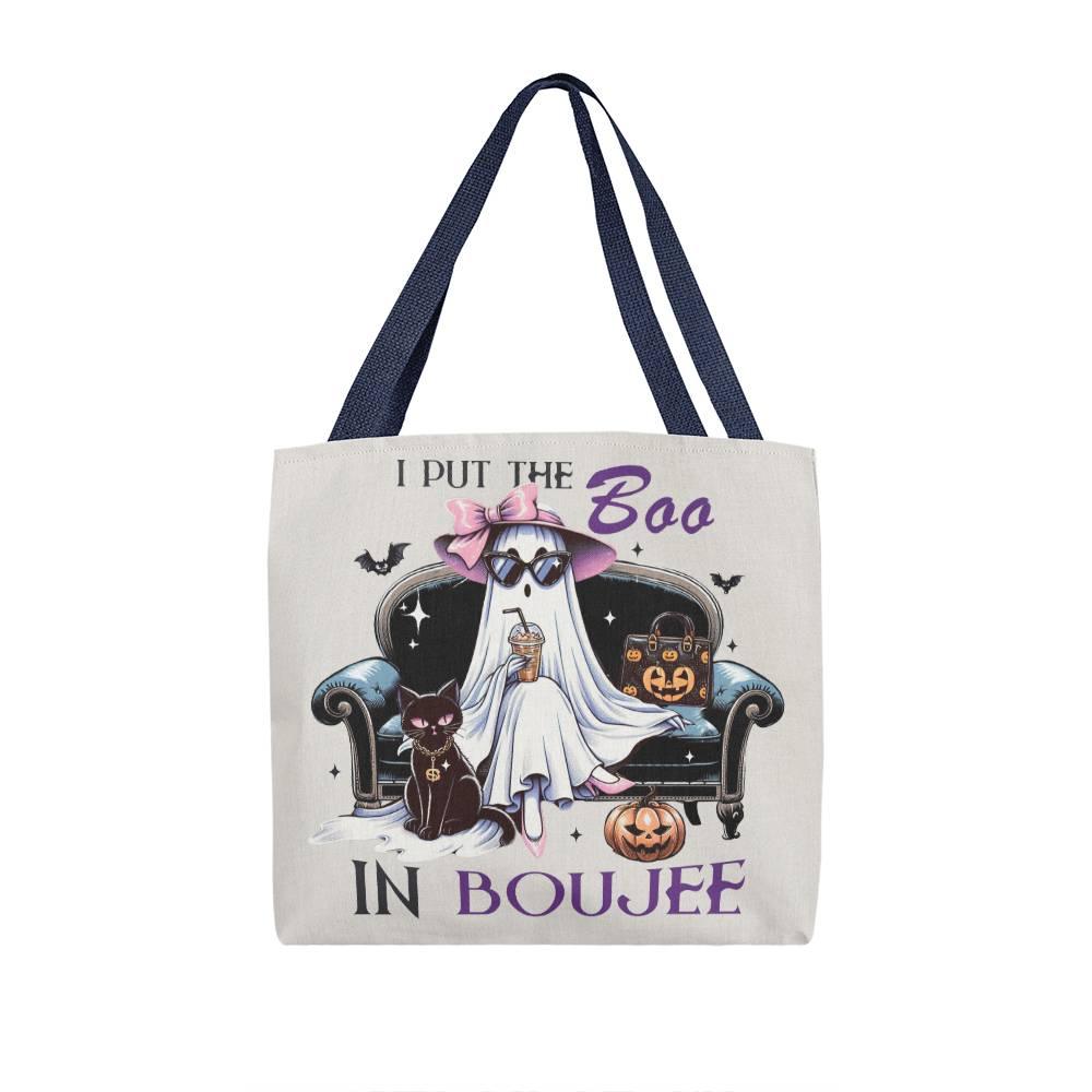 Halloween Tote Bag - I Put the Boo in the Boujee - Mallard Moon Gift Shop