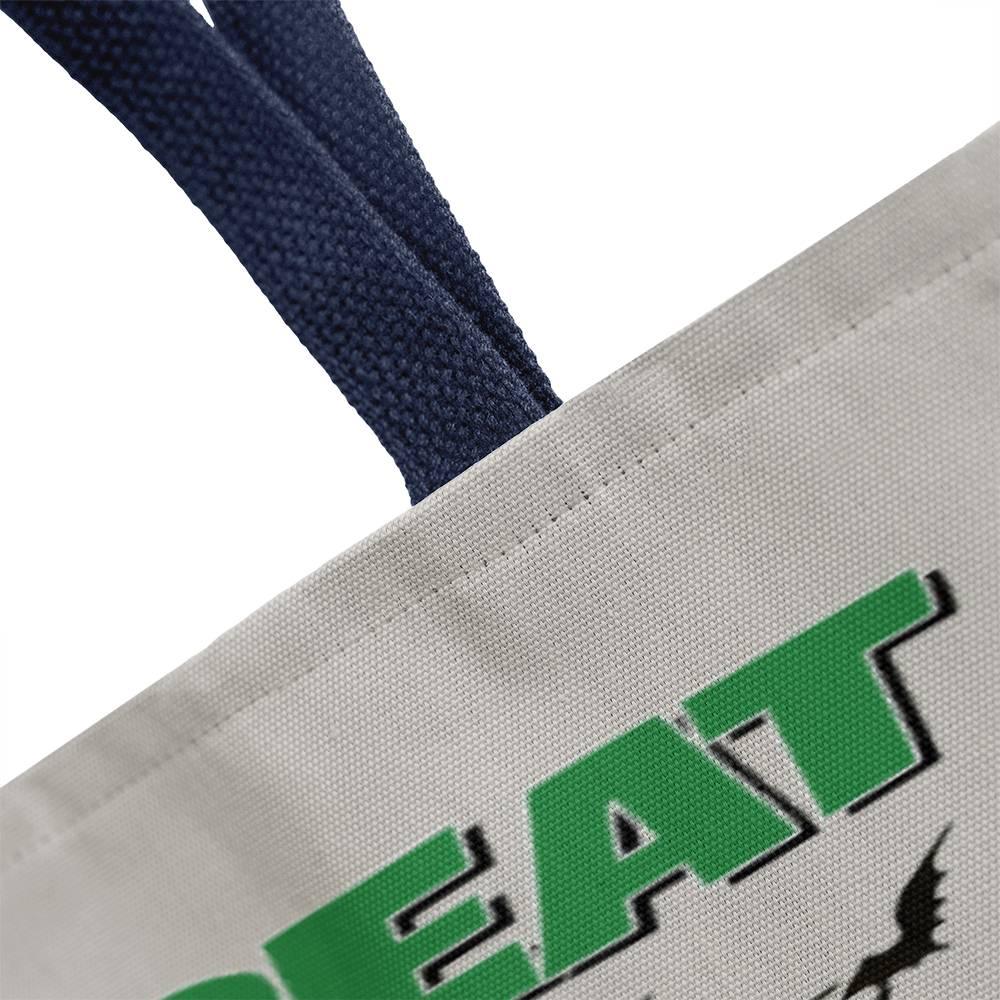 Halloween Dinosaur T-Rex Monster Trick or Treat Tote Bag - Mallard Moon Gift Shop