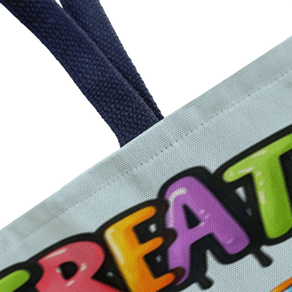 Trick or Treat Candy Monster Halloween Tote Bag - Mallard Moon Gift Shop