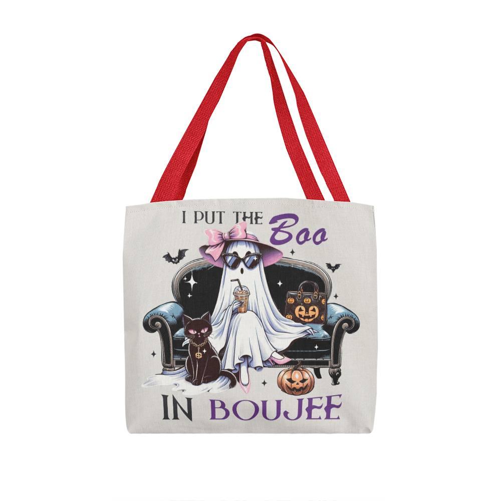 Halloween Tote Bag - I Put the Boo in the Boujee - Mallard Moon Gift Shop