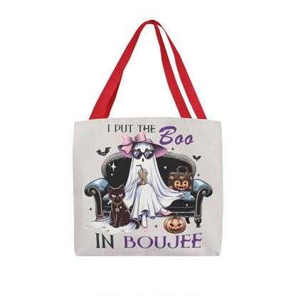 Halloween Tote Bag - I Put the Boo in the Boujee - Mallard Moon Gift Shop