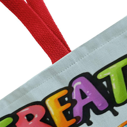 Trick or Treat Candy Monster Halloween Tote Bag - Mallard Moon Gift Shop