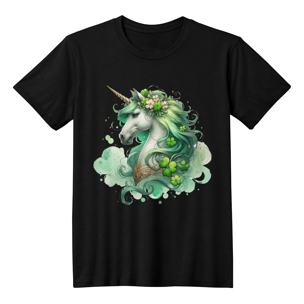 Magical Irish Unicorn St. Patrick's Day T-Shirt – Enchanting Lucky Charm Tee - Mallard Moon Gift Shop