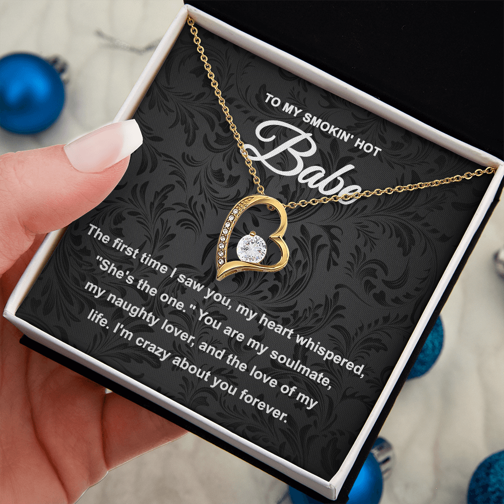 Soulmate Gift - My Naughty Lover and Love of My Life - Forever Love Pendant Necklace - Mallard Moon Gift Shop