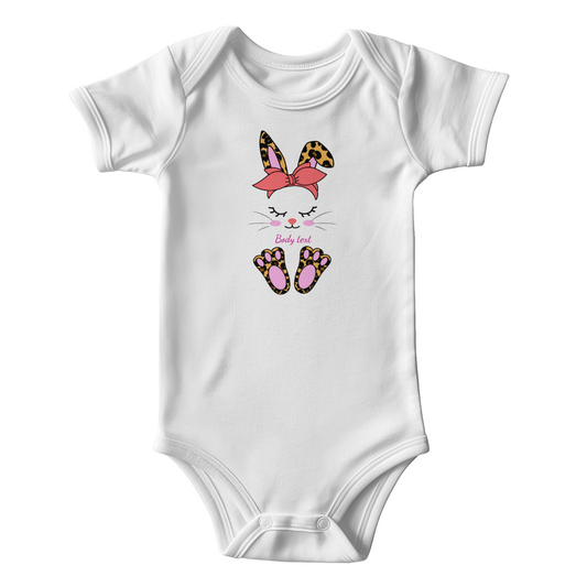 Adorable Personalized Bunny Baby Bodysuit - Mallard Moon Gift Shop