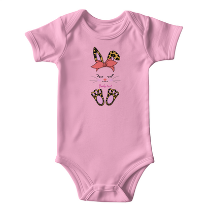 Adorable Personalized Bunny Baby Bodysuit - Mallard Moon Gift Shop