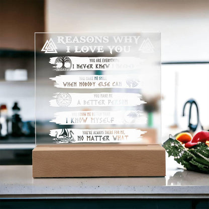 Reasons Why-Everything I Needed-Acryic Acrylic Plaque - Mallard Moon Gift Shop