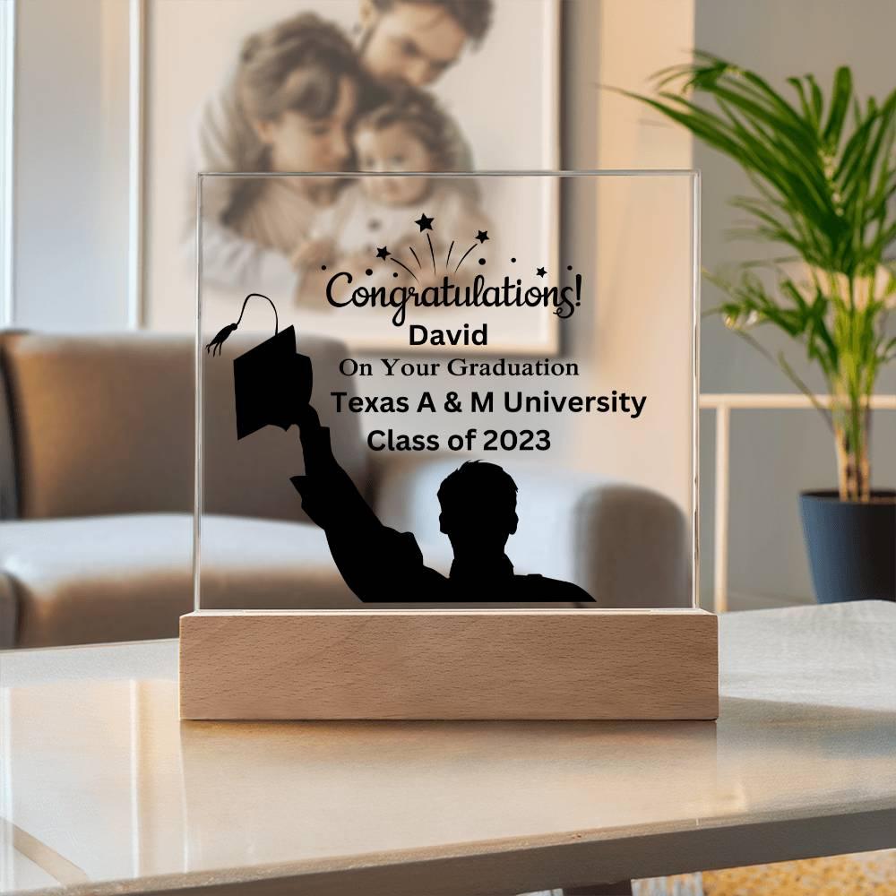 Custom Graduation Acrylic Plaque - Mallard Moon Gift Shop