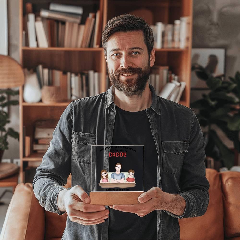 Gift for Dad from Kids Personalized Acrylic Plaque - Mallard Moon Gift Shop