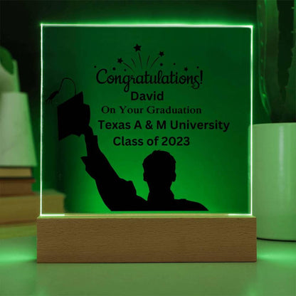 Custom Graduation Acrylic Plaque - Mallard Moon Gift Shop