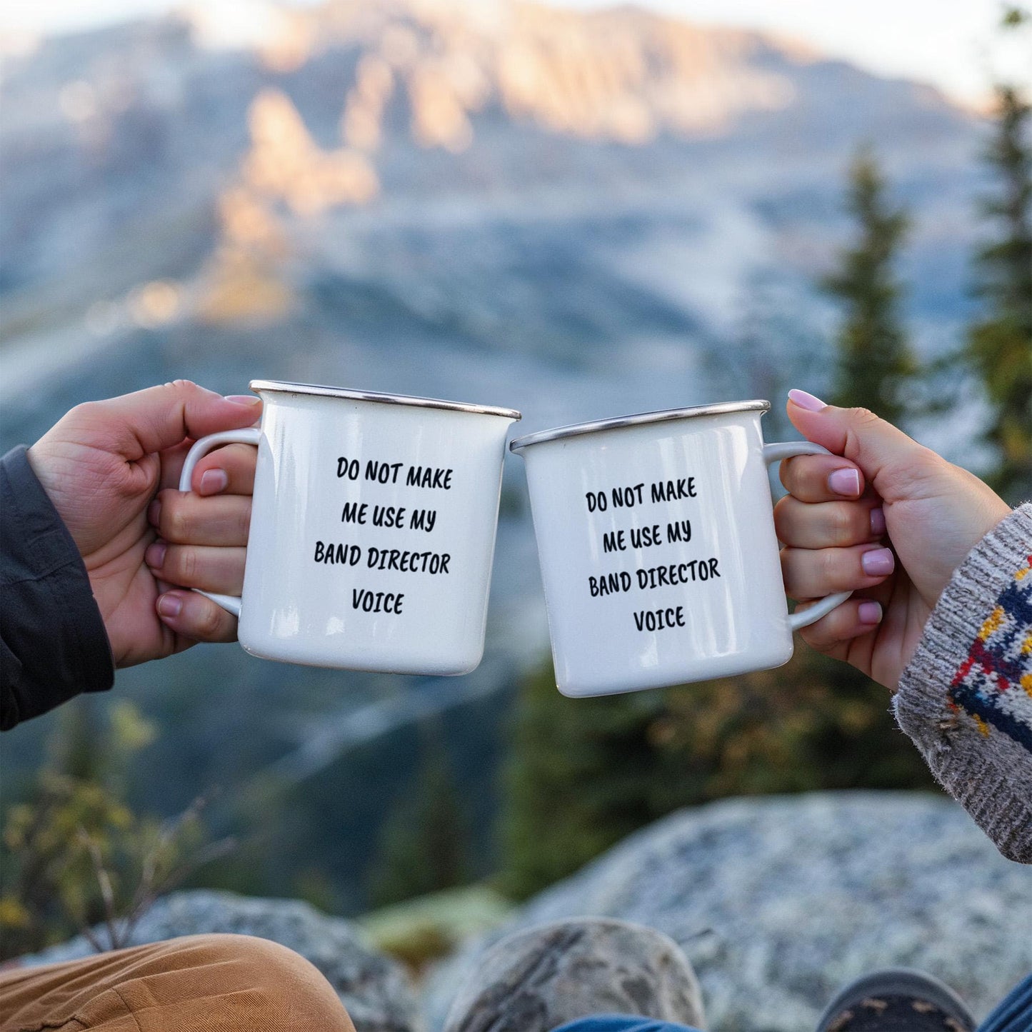 Do Not Make Me Use My Band Director Voice Funny Band Director Camping Mug – Gift for Music Teachers, Conductors & Band Geeks - Mallard Moon Gift Shop